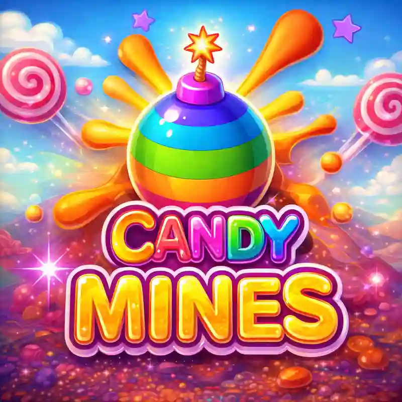 Candy Mines casino game interface